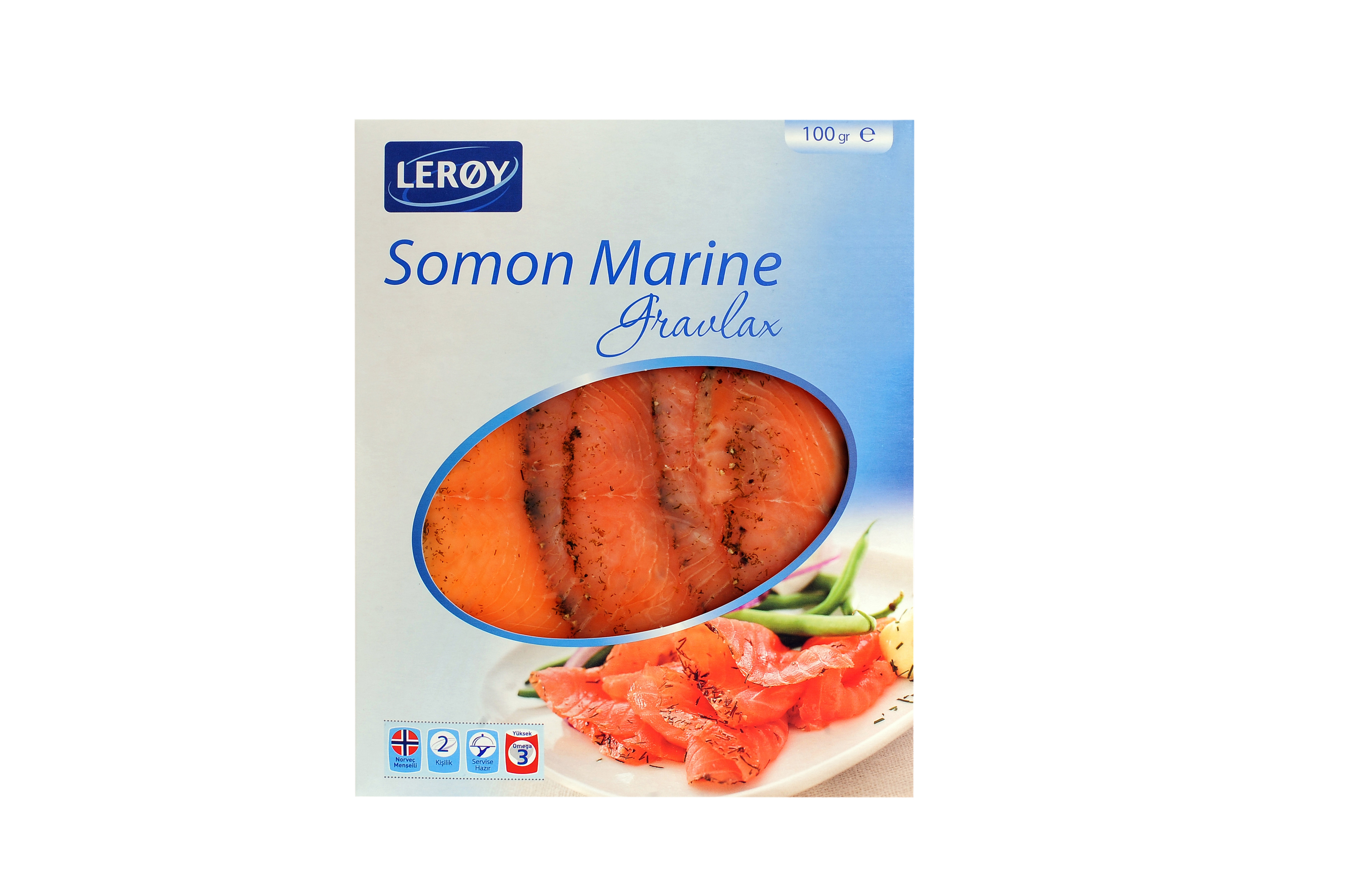 Leröy Süper Kalite Somon Marine (Gravdlax) 100g