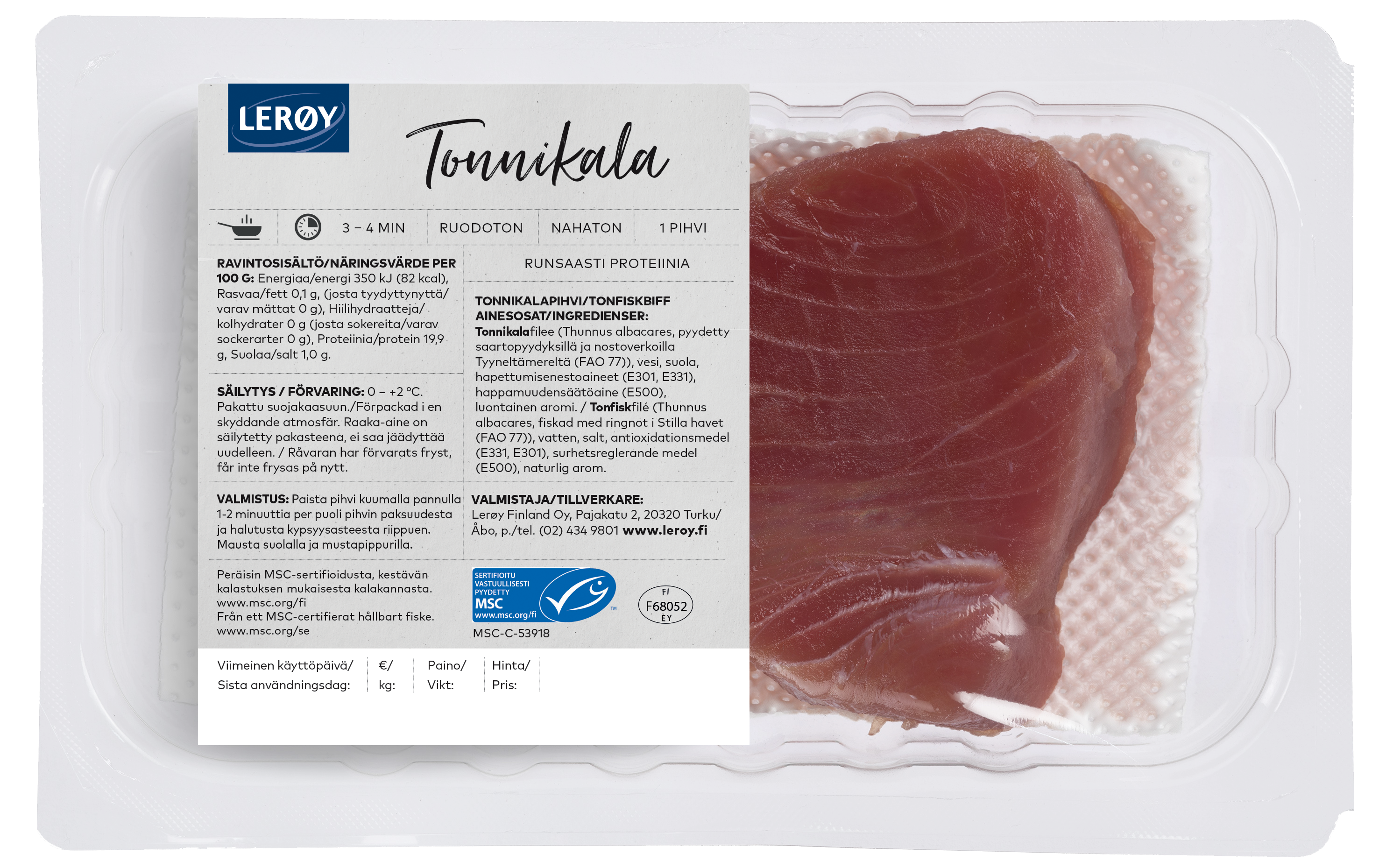 Tonnikalapihvi 1kpl