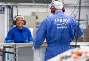 Empleados en la fábrica