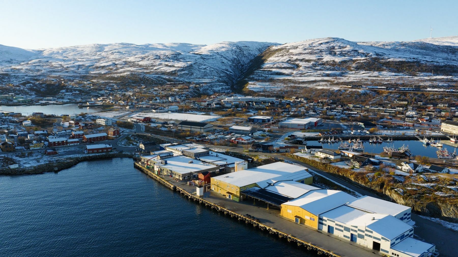Overblikksfoto av Båtsfjord