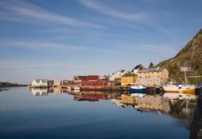 Fiskemottak på kaien i Stamsund