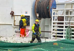 Fisker Elise Kristin på tråleren