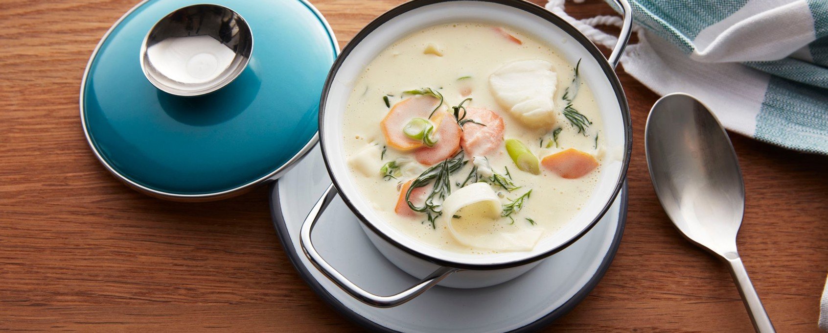 Kremet fiskesuppe