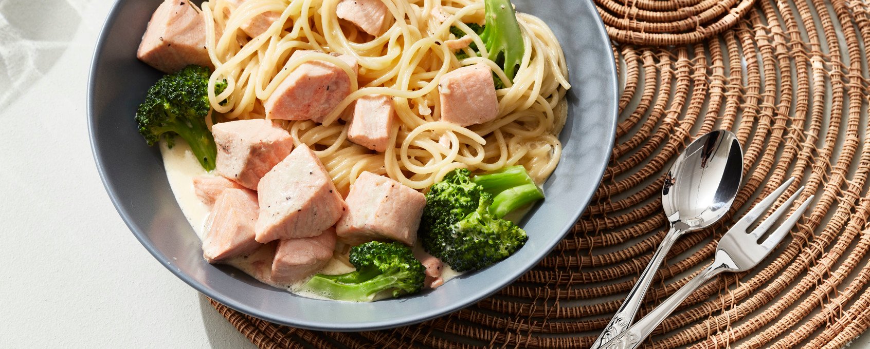 Kremet pasta med brokkoli