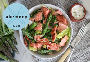 Ørret med salat