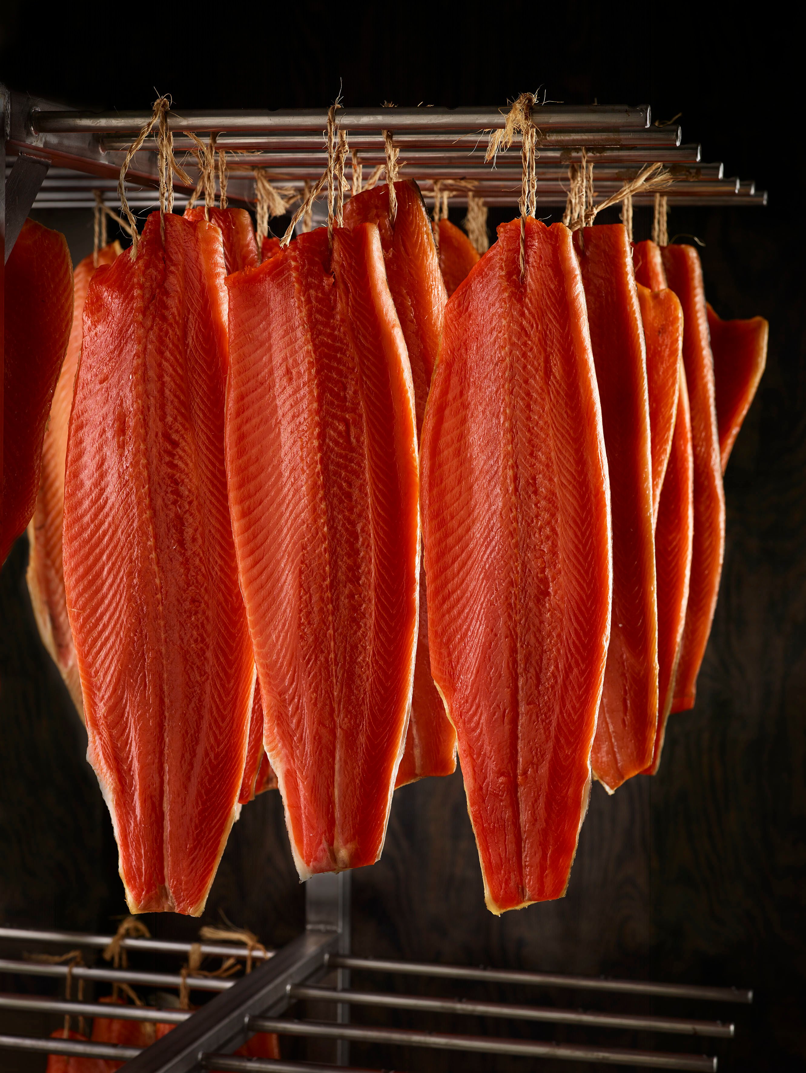 Smoked trout