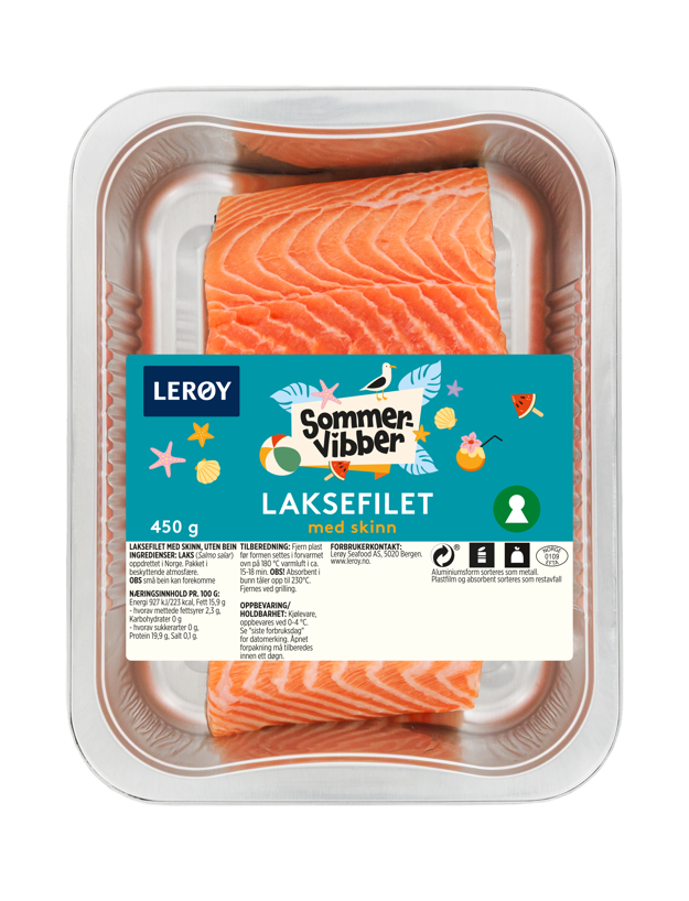 Produktbilde Sommervibber Laksestykke i aluform