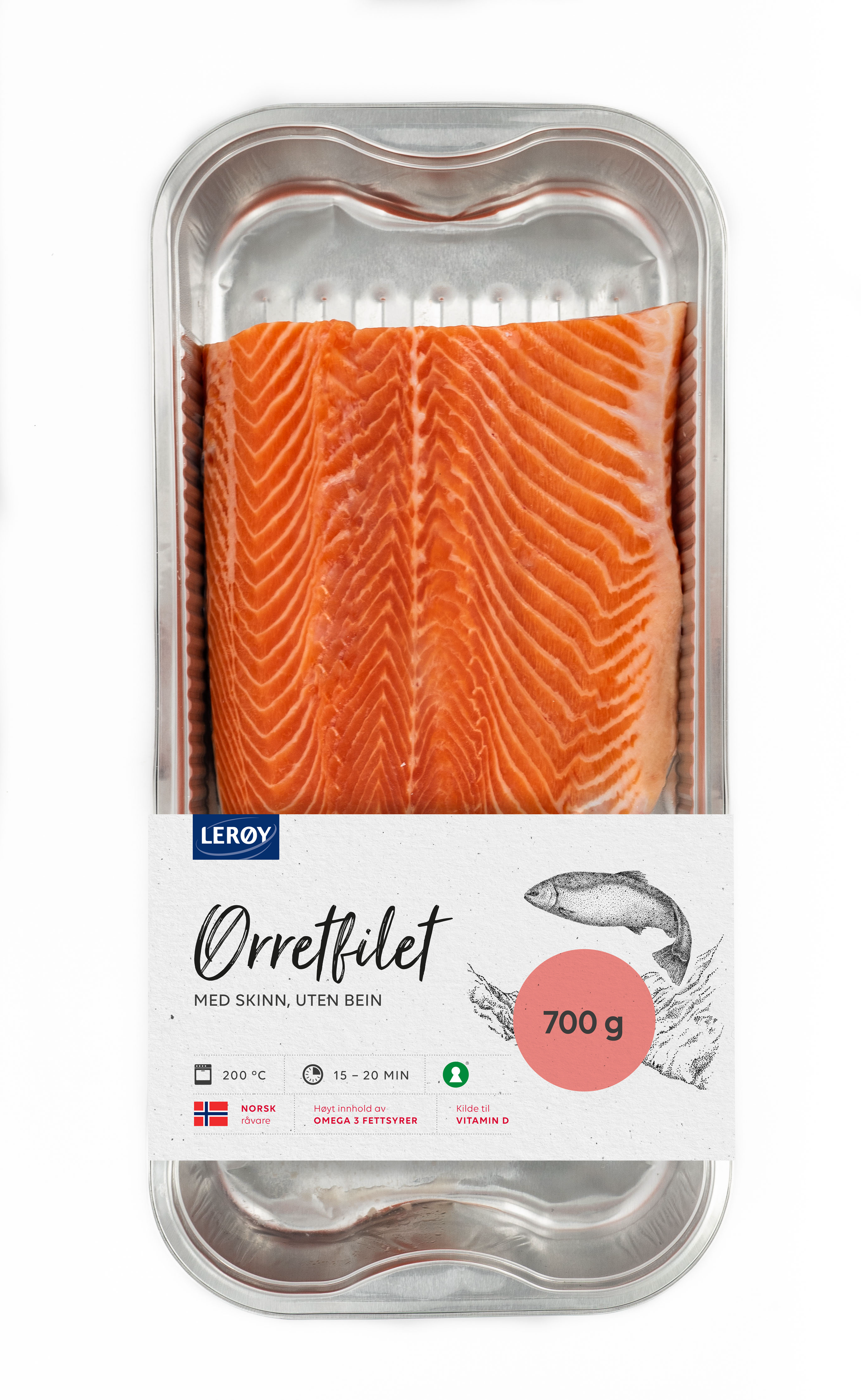 Ovnsbakt ørretfilet med Q Drømmelett®
