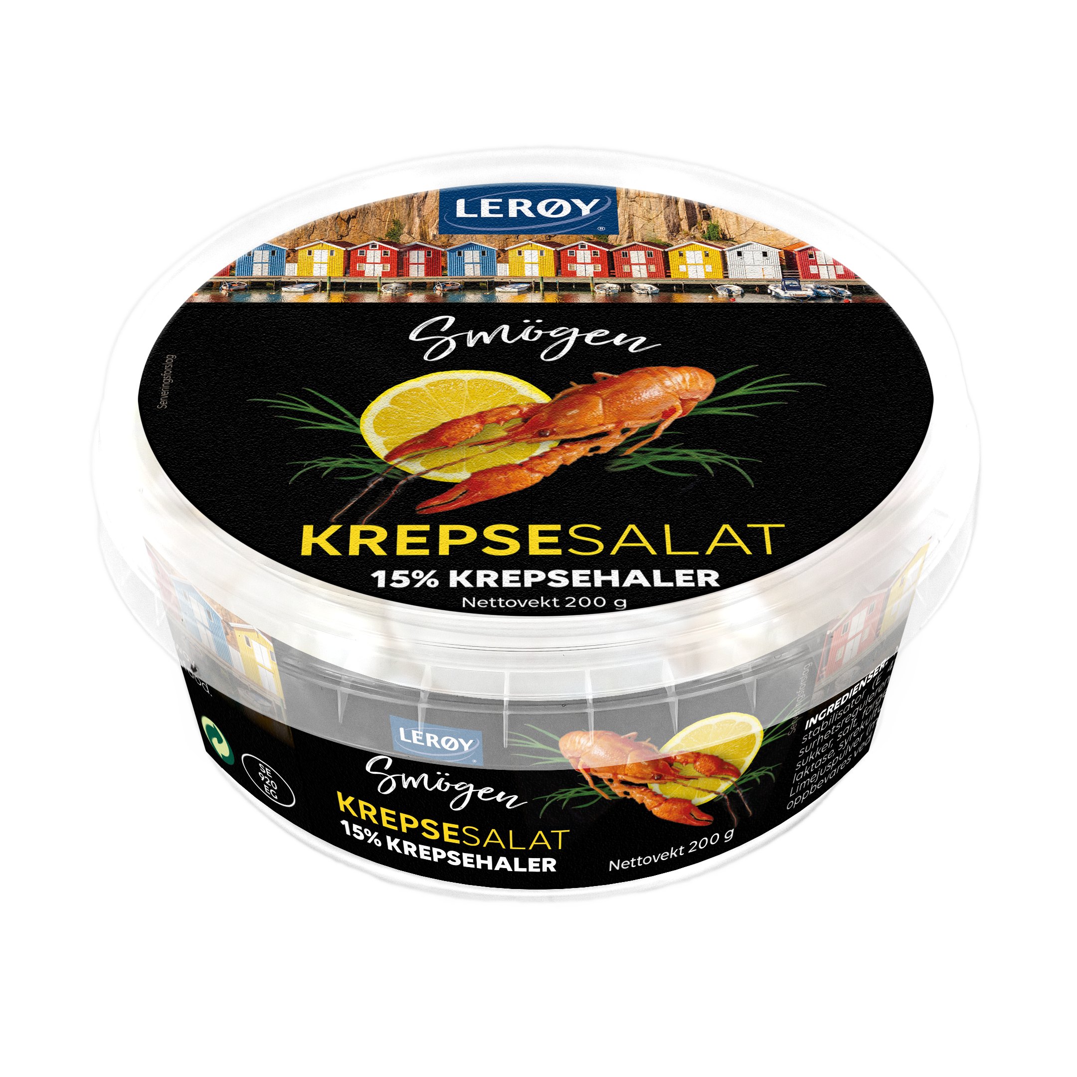 Krepsesalat med dill og sitron