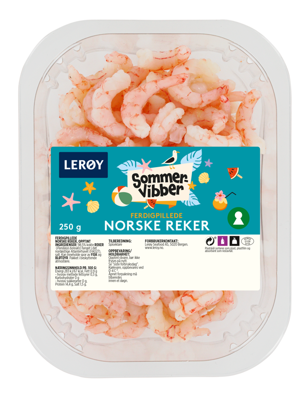 Reker Sommervibber produktbilde forpakning