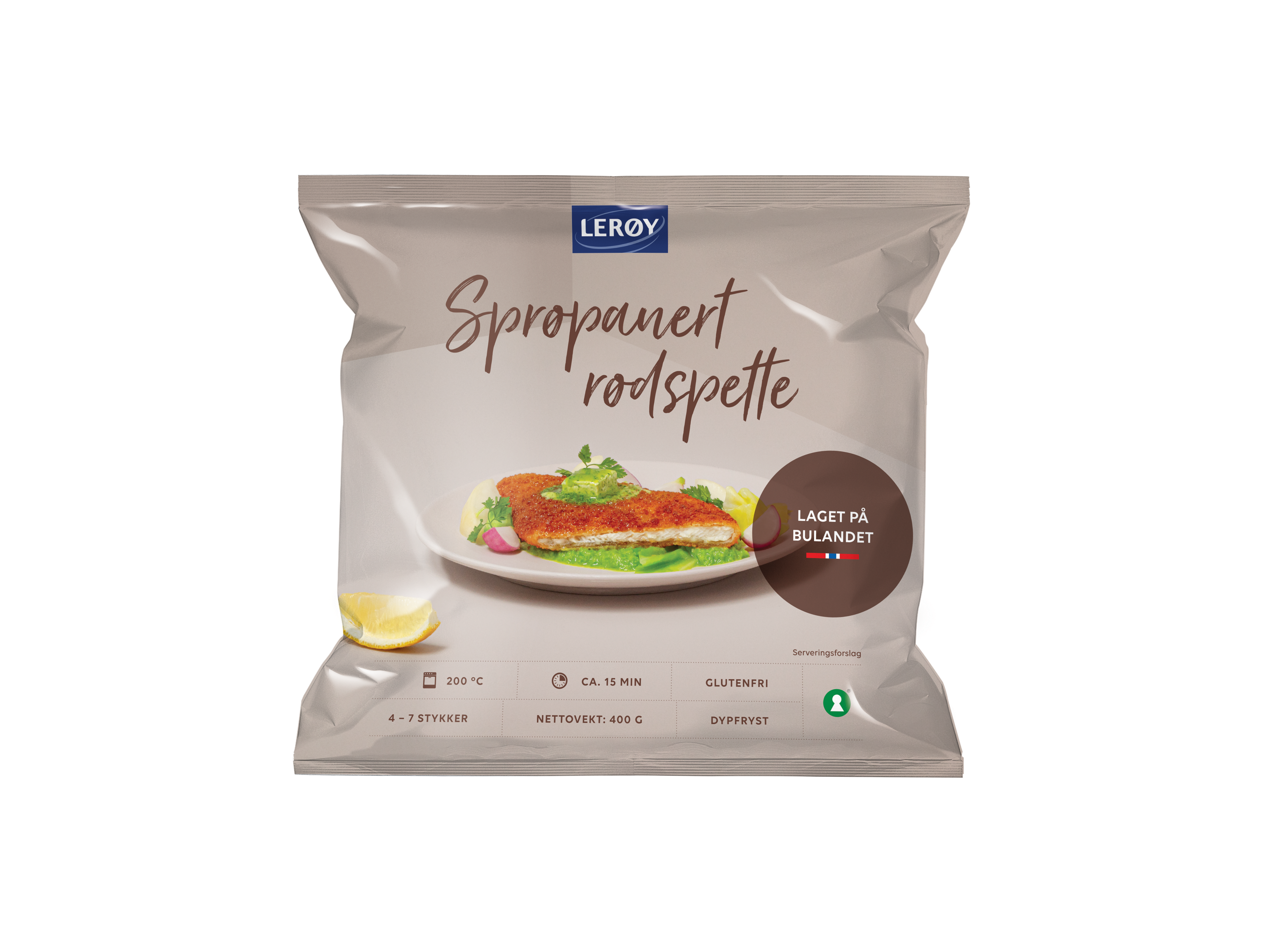Sprøpanert torsk, et alt-i-ett måltid i airfryer