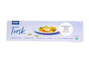 Pakning med torskefilet i blokk