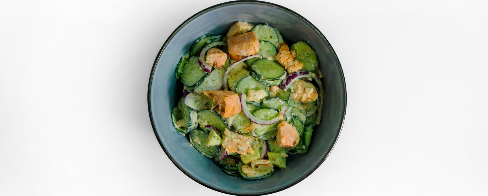 Agurksalat med laks