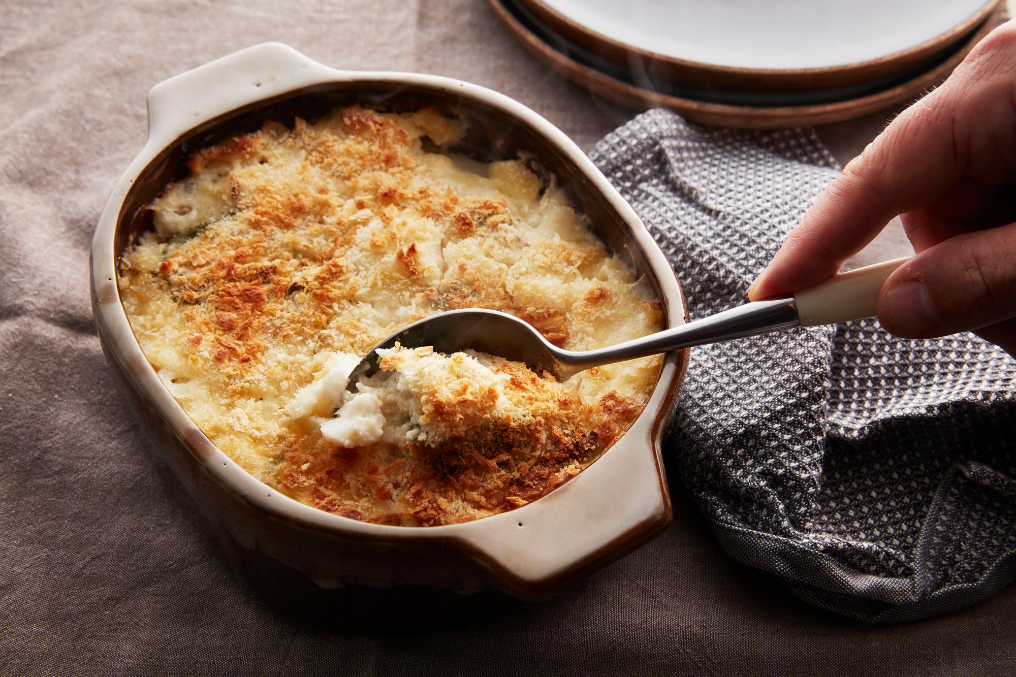 Fiskegrateng med makaroni