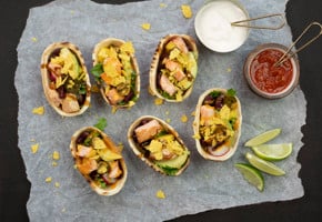 Fisketaco med mango og avokado