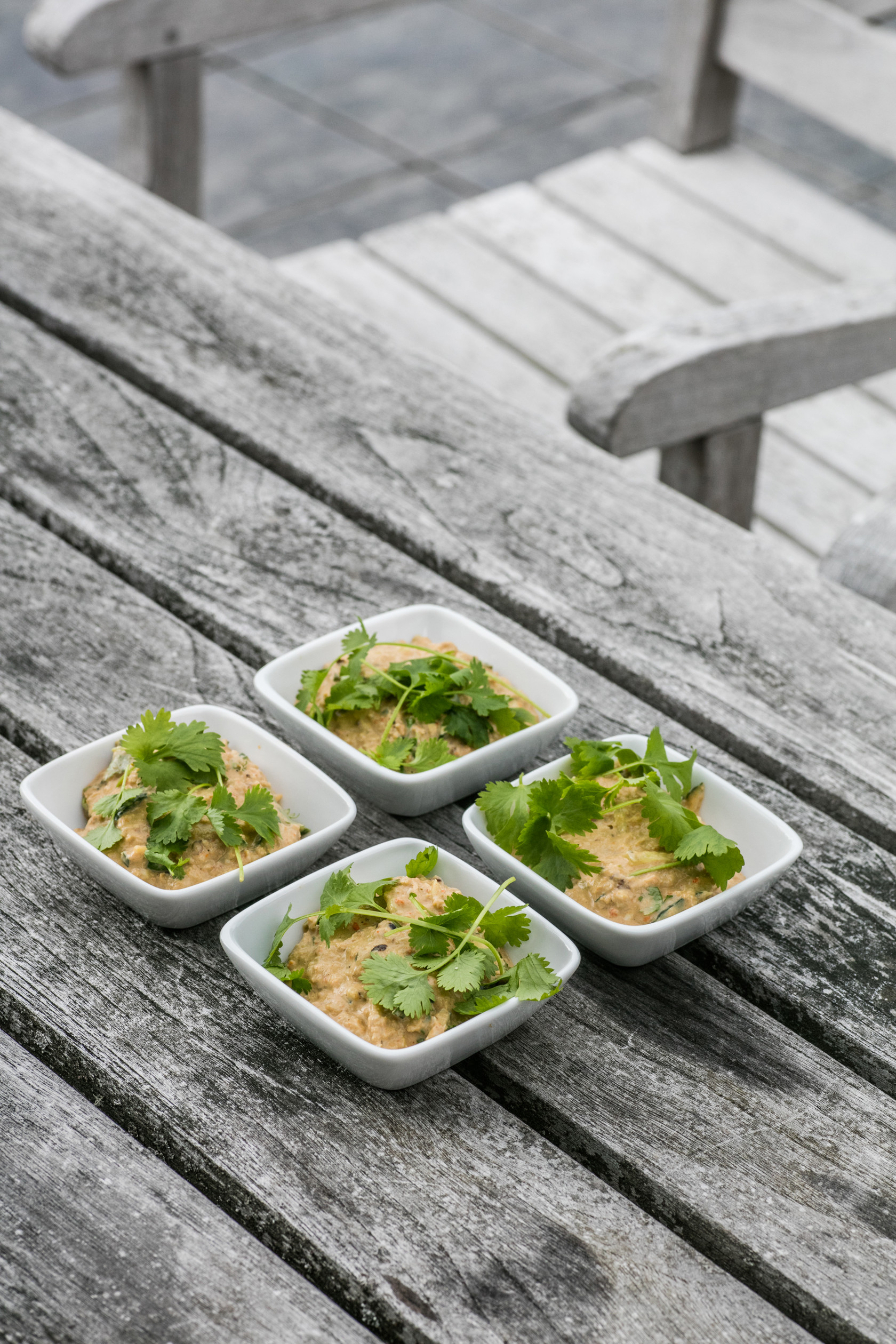 Crab salad with chilli and ginger