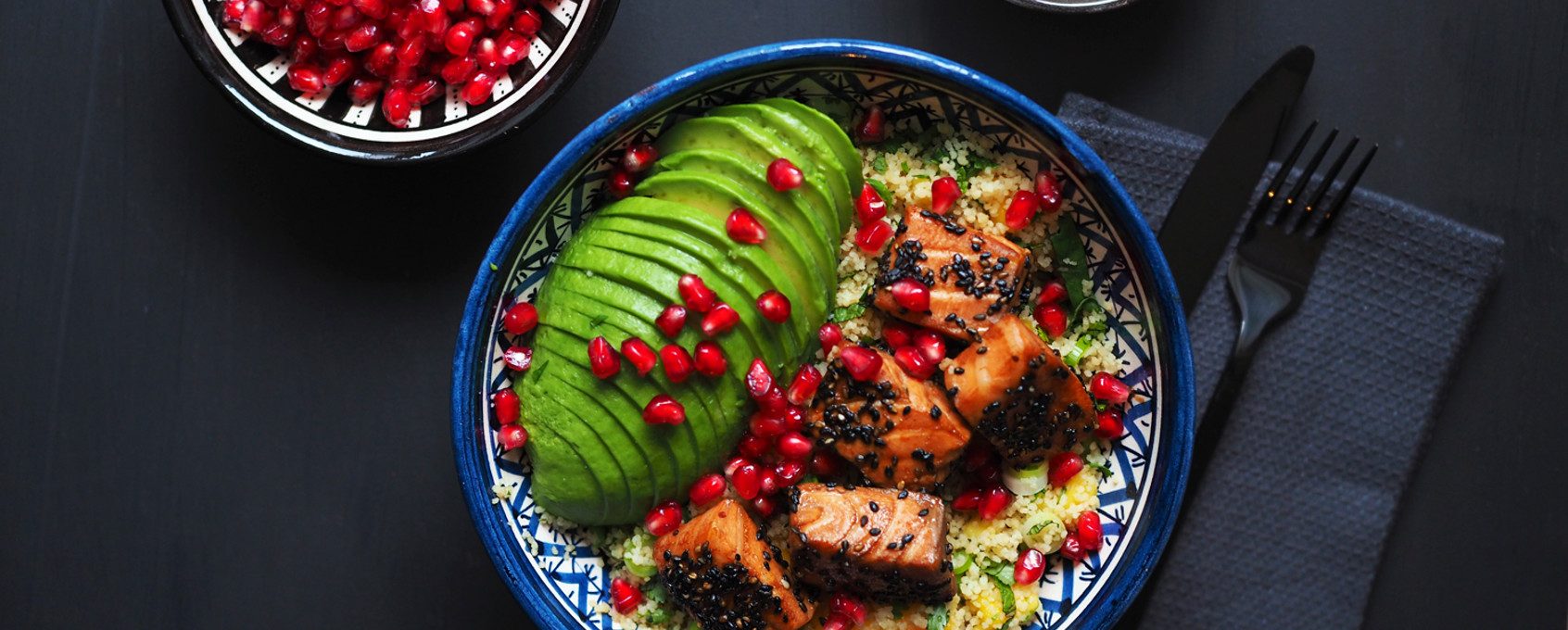 Lax med mango och couscous