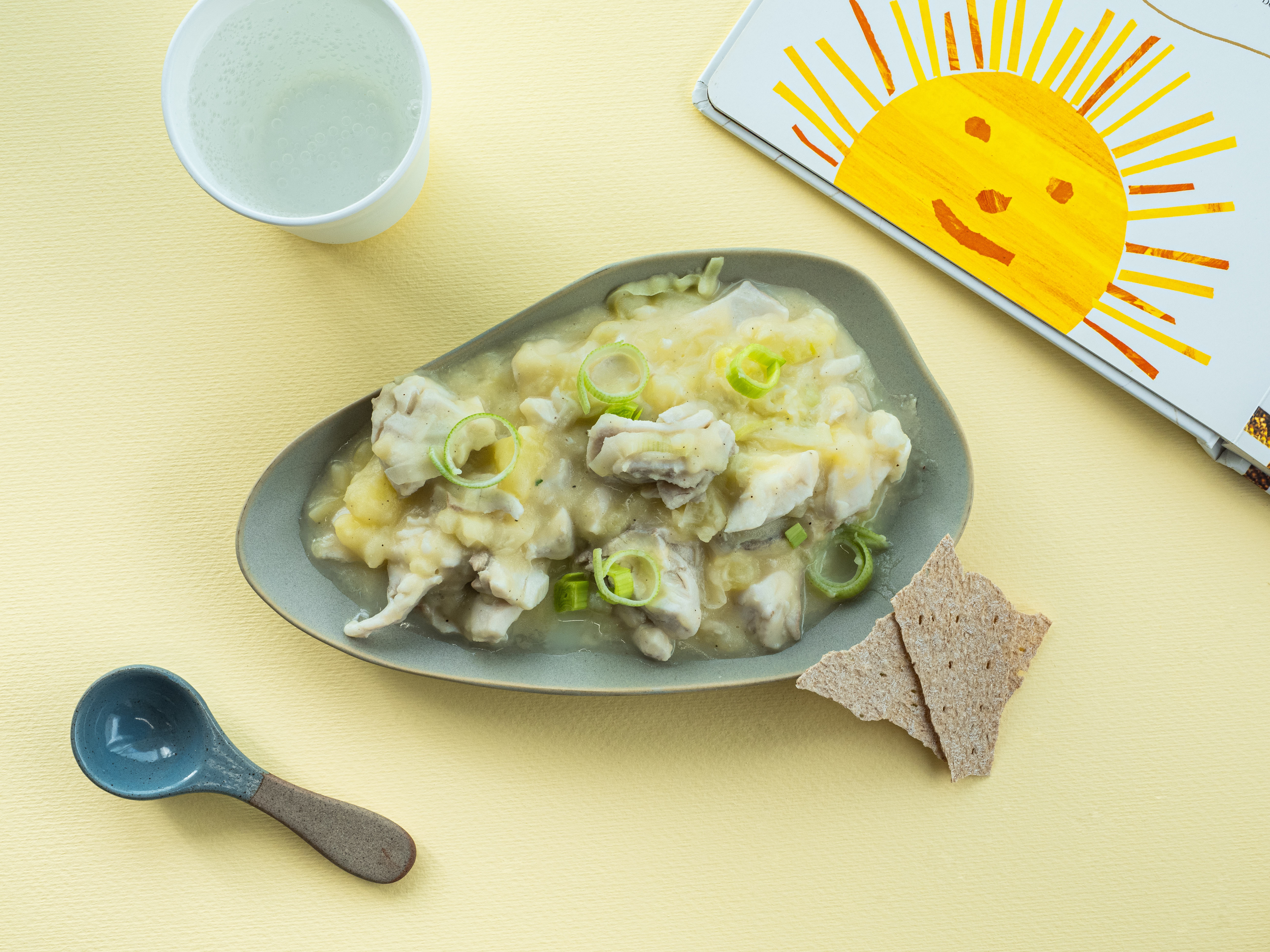 Plukkfisk med torsk og sei