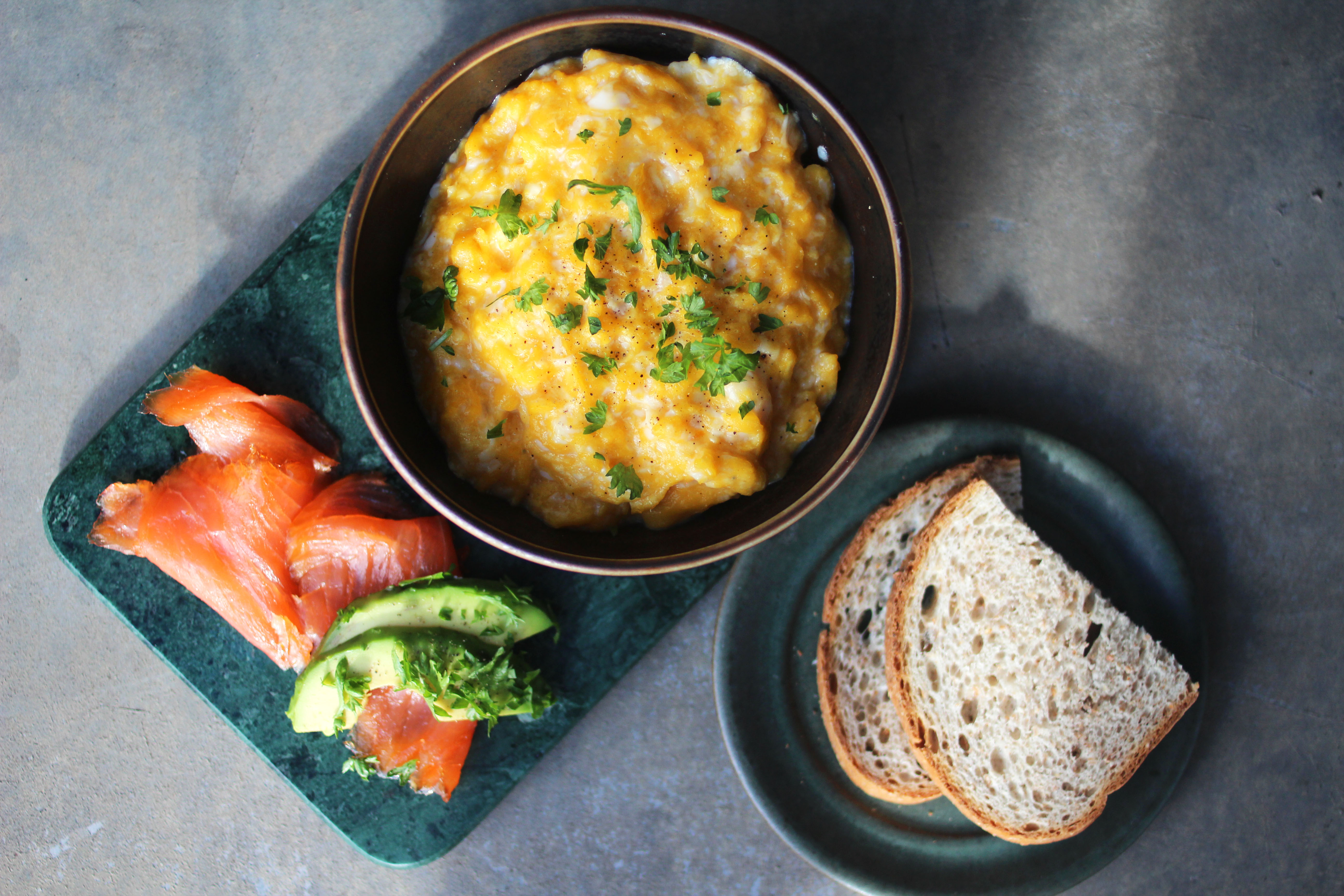 Røkelaks og eggerøre