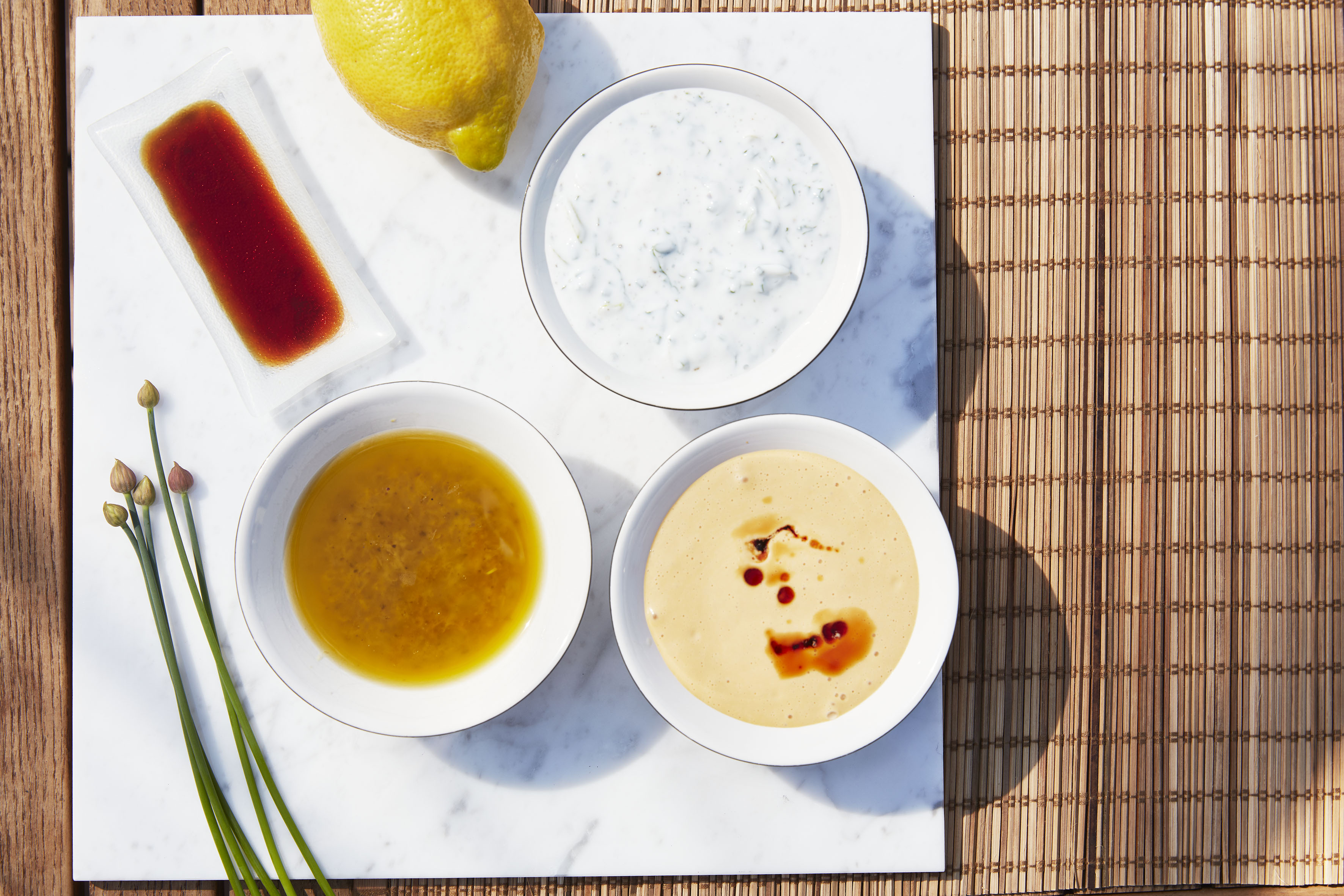 Dressing til retter med laks og torsk