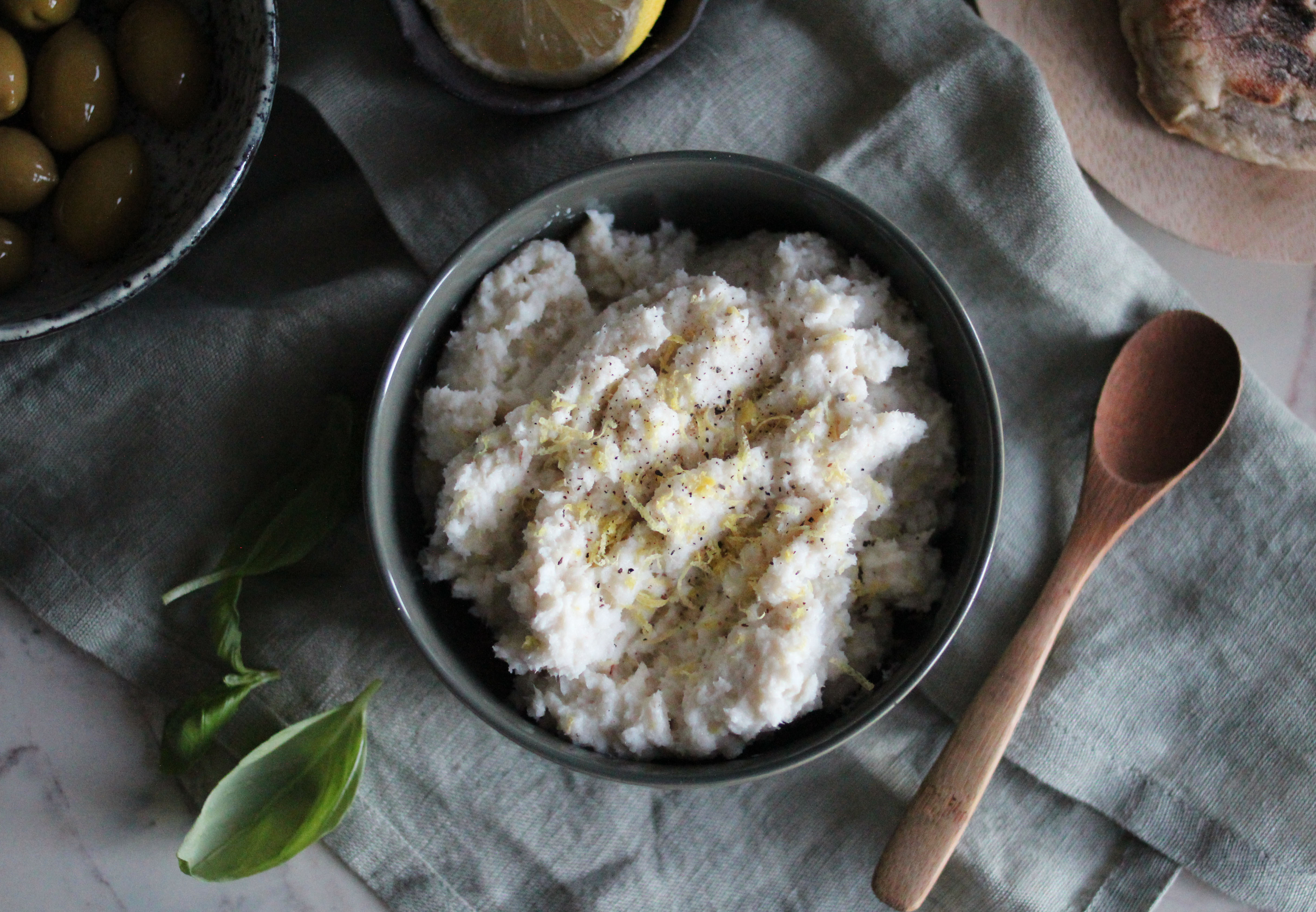 Torskpaté med vitlök och citron