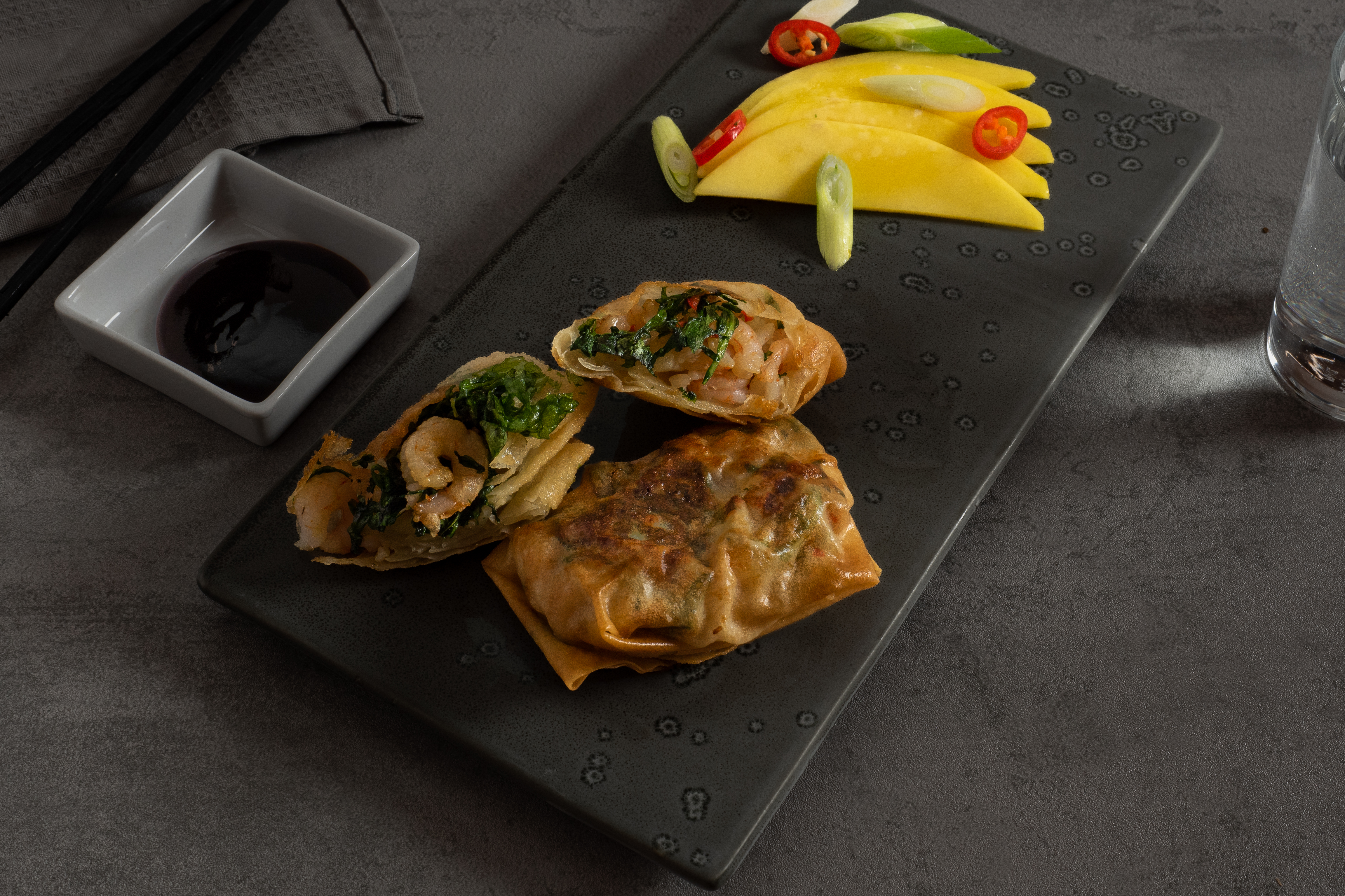 Vårruller med reker 