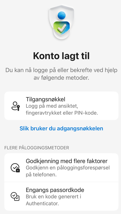 Authenticator Steg 9