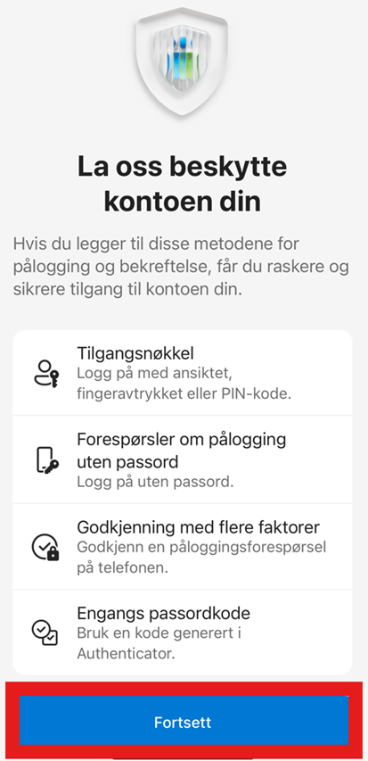 Authenticator Steg 7