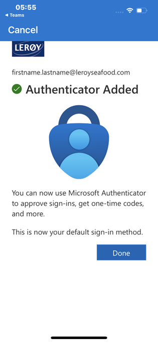 Authenticator Step 9