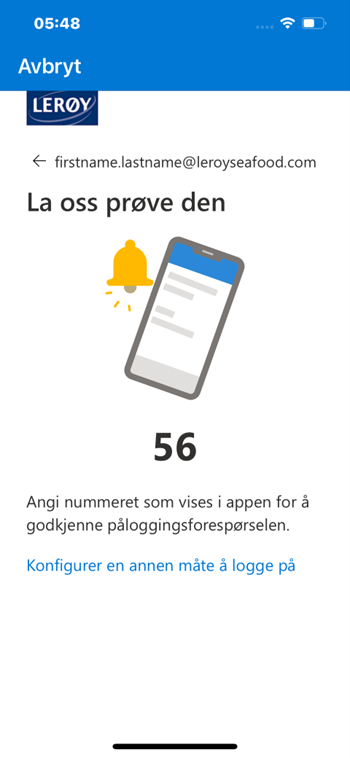 Authenticator Steg 7