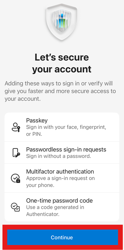 Authenticator Step 7